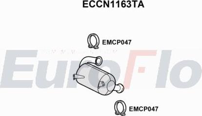 EuroFlo ECCN1163TA - Catalizzatore autozon.pro