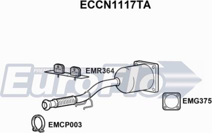 EuroFlo ECCN1117TA - Catalizzatore autozon.pro