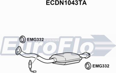 EuroFlo ECDN1043TA - Catalizzatore autozon.pro