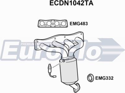 EuroFlo ECDN1042TA - Catalizzatore autozon.pro