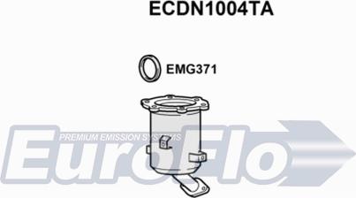 EuroFlo ECDN1004TA - Catalizzatore autozon.pro