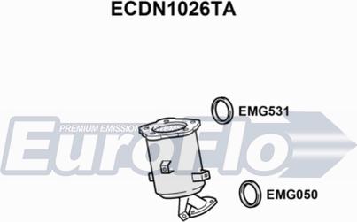 EuroFlo ECDN1026TA - Catalizzatore autozon.pro