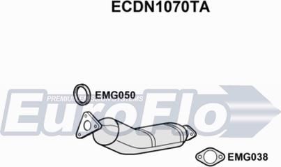 EuroFlo ECDN1070TA - Catalizzatore autozon.pro