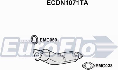 EuroFlo ECDN1071TA - Catalizzatore autozon.pro