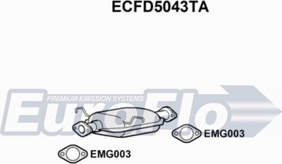 EuroFlo ECFD5043TA - Catalizzatore autozon.pro