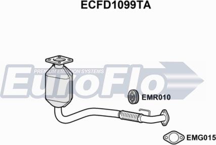 EuroFlo ECFD1099TA - Catalizzatore autozon.pro