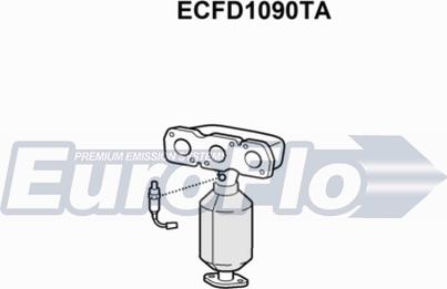 EuroFlo ECFD1090TA - Catalizzatore autozon.pro