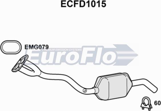 EuroFlo ECFD1015 - Catalizzatore autozon.pro