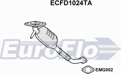 EuroFlo ECFD1024TA - Catalizzatore autozon.pro