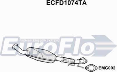 EuroFlo ECFD1074TA - Catalizzatore autozon.pro