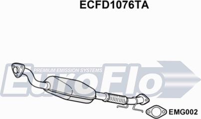 EuroFlo ECFD1076TA - Catalizzatore autozon.pro