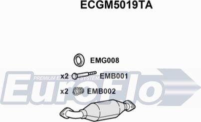 EuroFlo ECGM5019TA - Catalizzatore autozon.pro