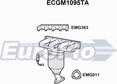 EuroFlo ECGM1095TA - Catalizzatore autozon.pro