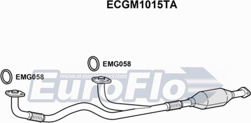 EuroFlo ECGM1015TA - Catalizzatore autozon.pro