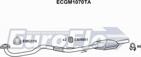 EuroFlo ECGM1070TA - Catalizzatore autozon.pro