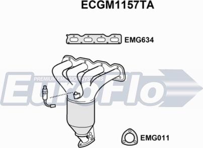 EuroFlo ECGM1157TA - Catalizzatore autozon.pro