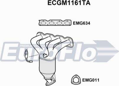 EuroFlo ECGM1161TA - Catalizzatore autozon.pro