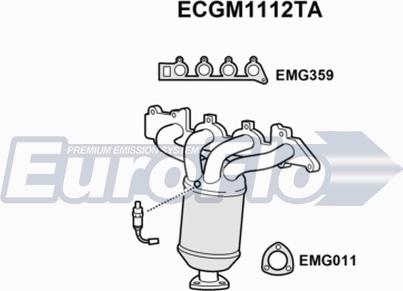 EuroFlo ECGM1112TA - Catalizzatore autozon.pro