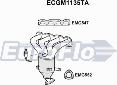 EuroFlo ECGM1135TA - Catalizzatore autozon.pro