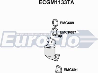 EuroFlo ECGM1133TA - Catalizzatore autozon.pro