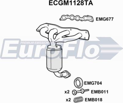 EuroFlo ECGM1128TA - Catalizzatore autozon.pro