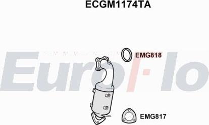 EuroFlo ECGM1174TA - Catalizzatore autozon.pro