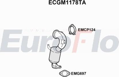 EuroFlo ECGM1178TA - Catalizzatore autozon.pro