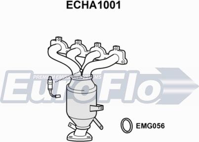 EuroFlo ECHA1001 - Catalizzatore autozon.pro