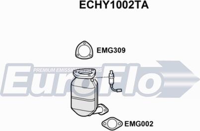 EuroFlo ECHY1002TA - Catalizzatore autozon.pro