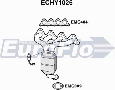 EuroFlo ECHY1026 - Catalizzatore autozon.pro