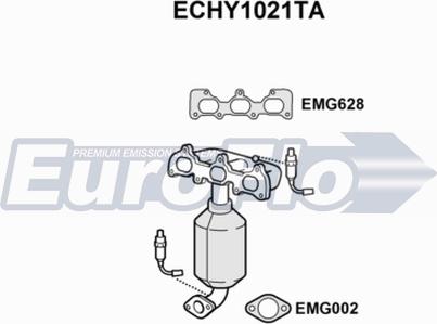 EuroFlo ECHY1021TA - Catalizzatore autozon.pro