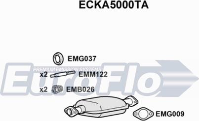 EuroFlo ECKA5000TA - Catalizzatore autozon.pro