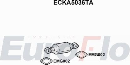 EuroFlo ECKA5036TA - Catalizzatore autozon.pro