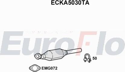 EuroFlo ECKA5030TA - Catalizzatore autozon.pro