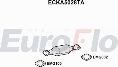 EuroFlo ECKA5028TA - Catalizzatore autozon.pro