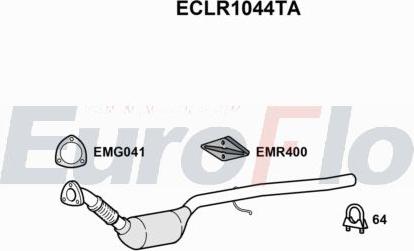 EuroFlo ECLR1044TA - Catalizzatore autozon.pro