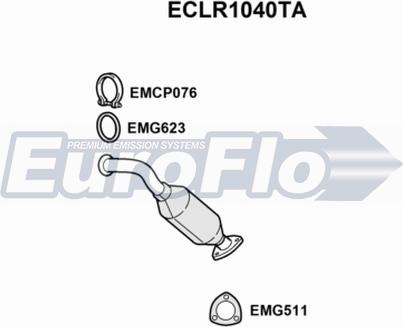 EuroFlo ECLR1040TA - Catalizzatore autozon.pro