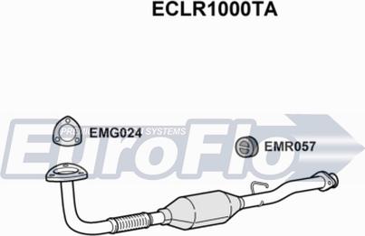 EuroFlo ECLR1000TA - Catalizzatore autozon.pro