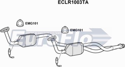 EuroFlo ECLR1003TA - Catalizzatore autozon.pro