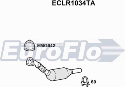 EuroFlo ECLR1034TA - Catalizzatore autozon.pro