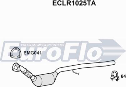 EuroFlo ECLR1025TA - Catalizzatore autozon.pro