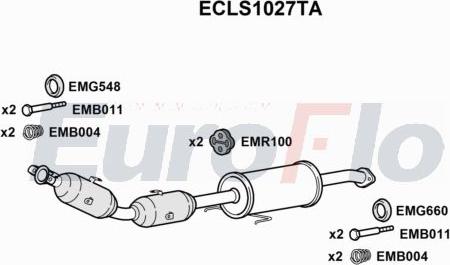 EuroFlo ECLS1027TA - Catalizzatore autozon.pro