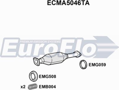 EuroFlo ECMA5046TA - Catalizzatore autozon.pro