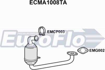 EuroFlo ECMA1008TA - Catalizzatore autozon.pro