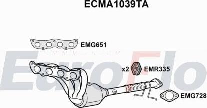 EuroFlo ECMA1039TA - Catalizzatore autozon.pro