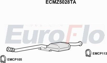 EuroFlo ECMZ5028TA - Catalizzatore autozon.pro