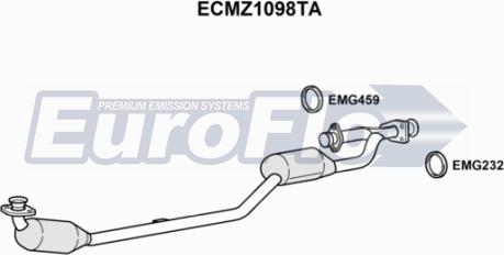 EuroFlo ECMZ1098TA - Catalizzatore autozon.pro