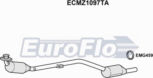 EuroFlo ECMZ1097TA - Catalizzatore autozon.pro