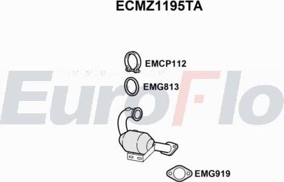 EuroFlo ECMZ1195TA - Catalizzatore autozon.pro