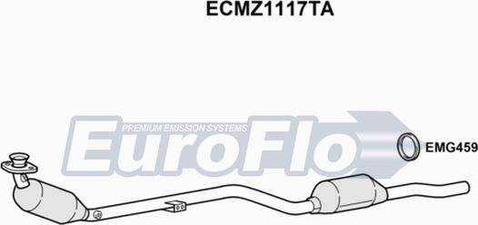 EuroFlo ECMZ1117TA - Catalizzatore autozon.pro